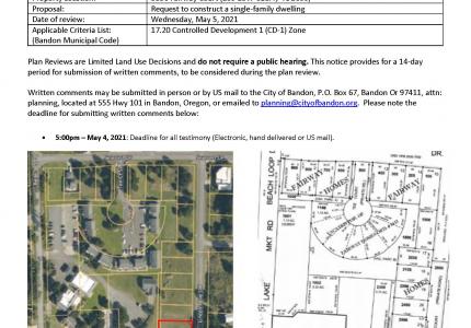 plan review notice