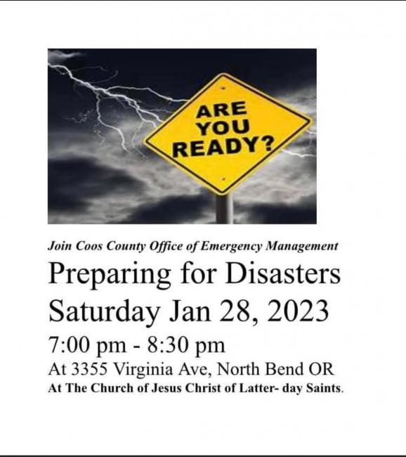 Disaster Preparedness Flyer